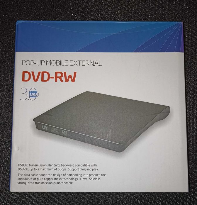 Caixa para leitor de Cd DVD de portátil