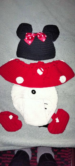 Fato Minnie para sessão fotográfica