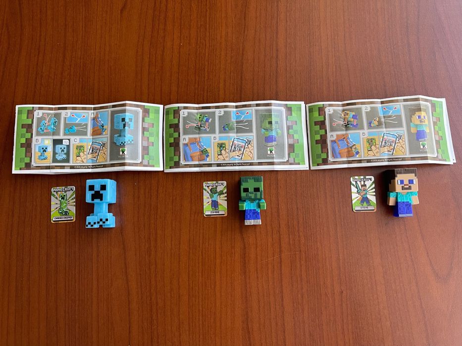 Продаж або обмін фігурок з кіндер майнкрафт (Kinder Minecraft)