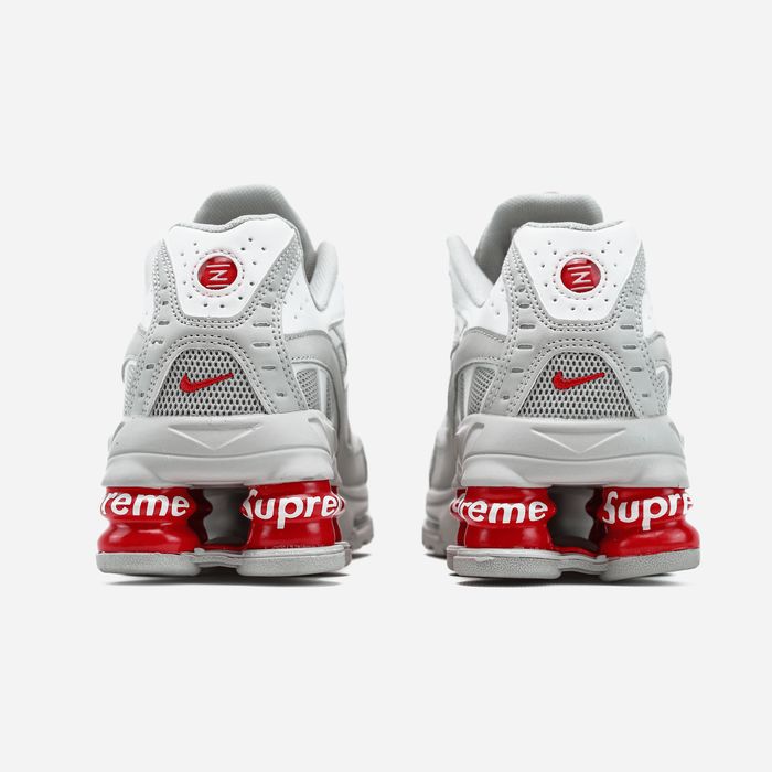 Кросівки Кроссовки Nike Shox Ride 2 Supreme White Red Белый Білий Кросовки демісезон