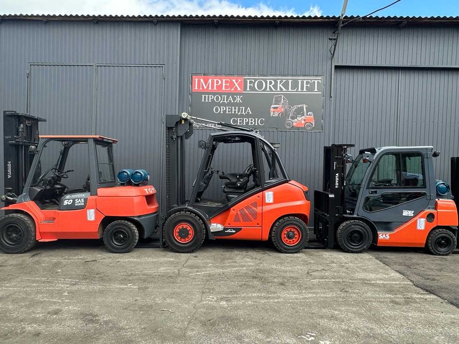 Навантажувач вилковий, LINDE H20T, газовий погрузчик 2т, 2017 рік