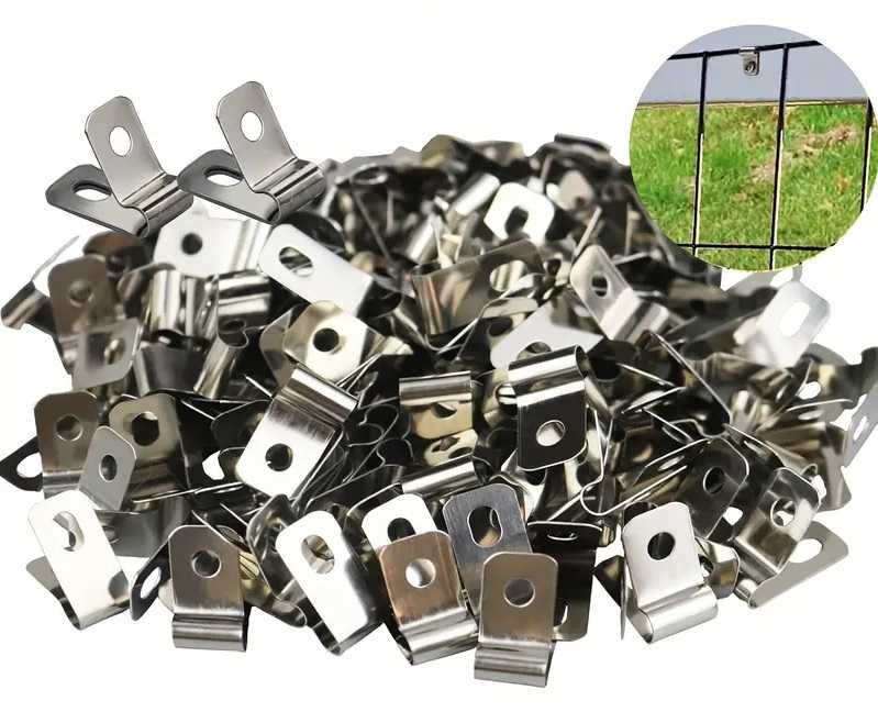 Grampos para fixar rede de metal 300 e Parafusos 300