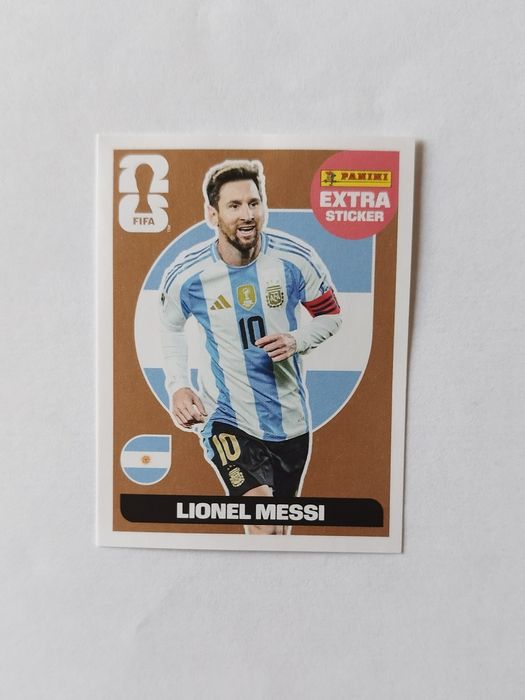 Extra Sticker Lionel Messi Bronze