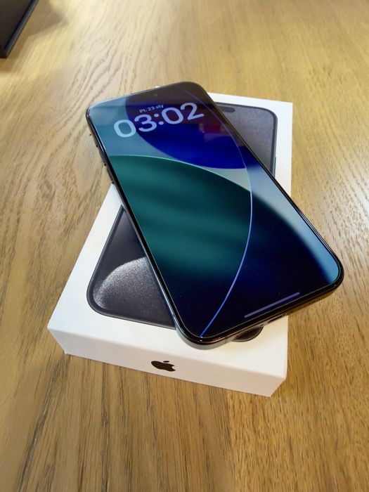 iPhone 15 Pro Max 512 GB Stan Idealny Tytanowy Czarny