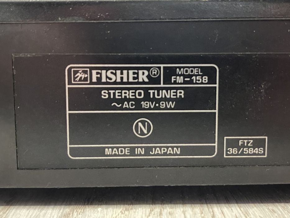 Tuner FM Fisher FM-158