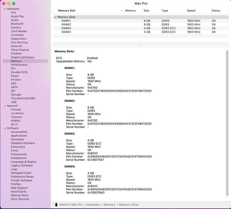 Apple Mac Pro 2013 (MacPro6,1)