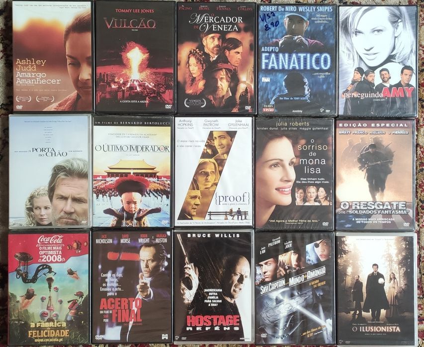 Lote de 98 dvds originais