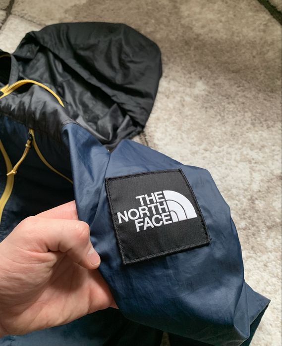 Ветровка куртка The North Face Windwall Jacket Blue Yellow Size M Mens