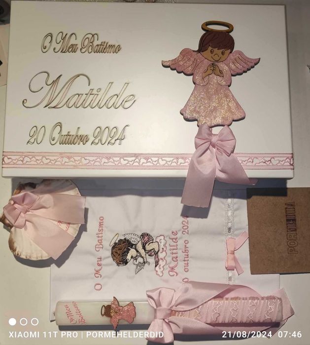 kit batismo personalizado