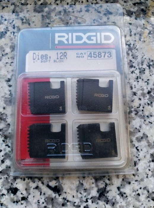 Ріжучі гребінці плашки до клупп різьбонарізний  Ridgid