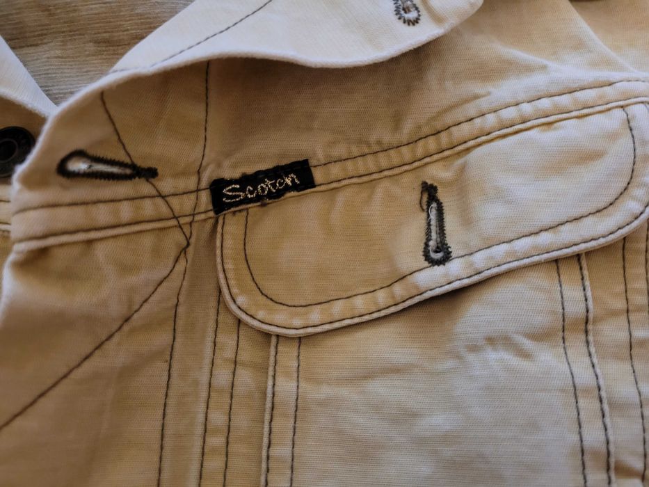 Kurtka Scotch jeans katana dżinsowa wiosenna