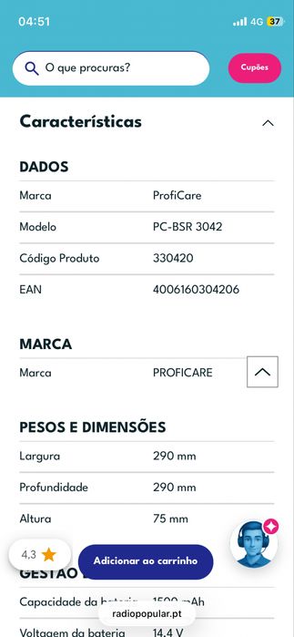 Vendo aspirador robot