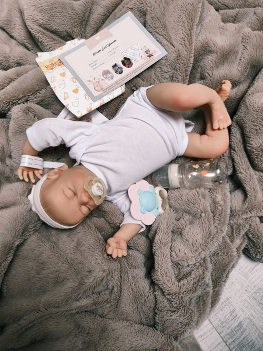 Lalka reborn bobas dziecko niemowlę noworodek chłopiec  dziewczynka