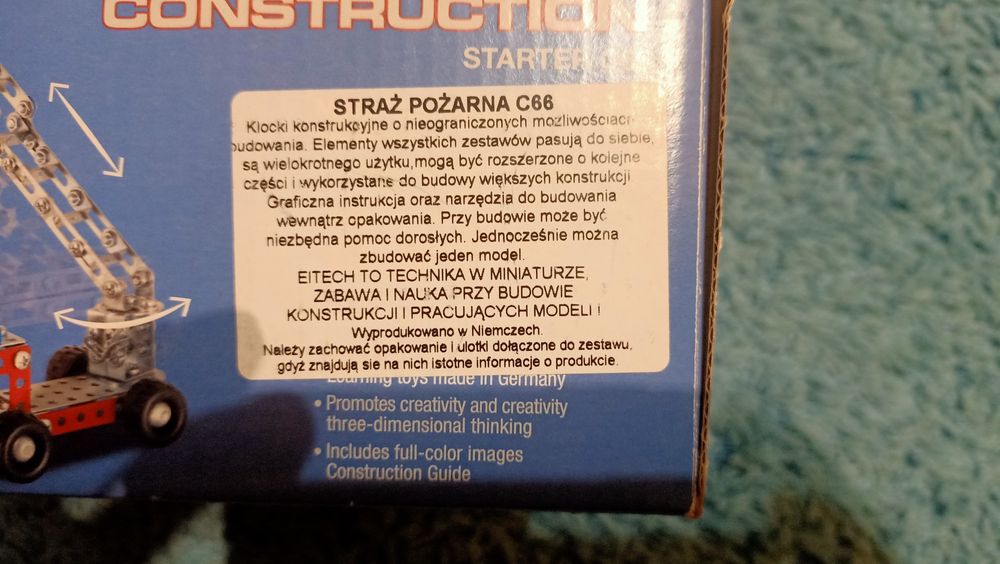 Zabawka konstrukcyjna - Straż pożarna