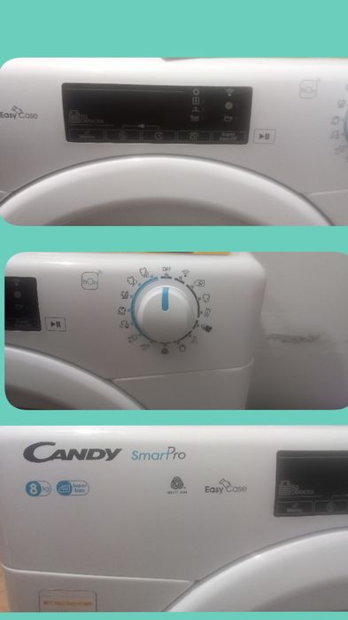Vendo máquina de secar roupa da marca Candy, modelo SmartPro CSOE C8TE-S, com capacidade para 8 kg.