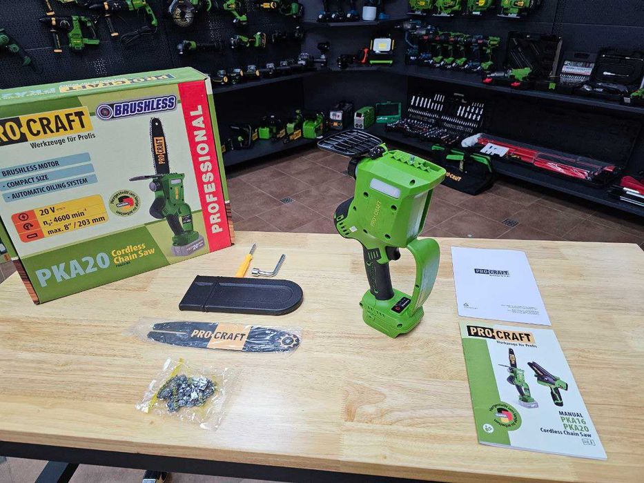 Мини Пила Procraft PKA20 Подача Масла Бесщеточный двиг.