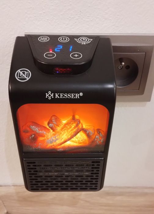 Mini kominek elektryczny 400 W 12x18x11 cm