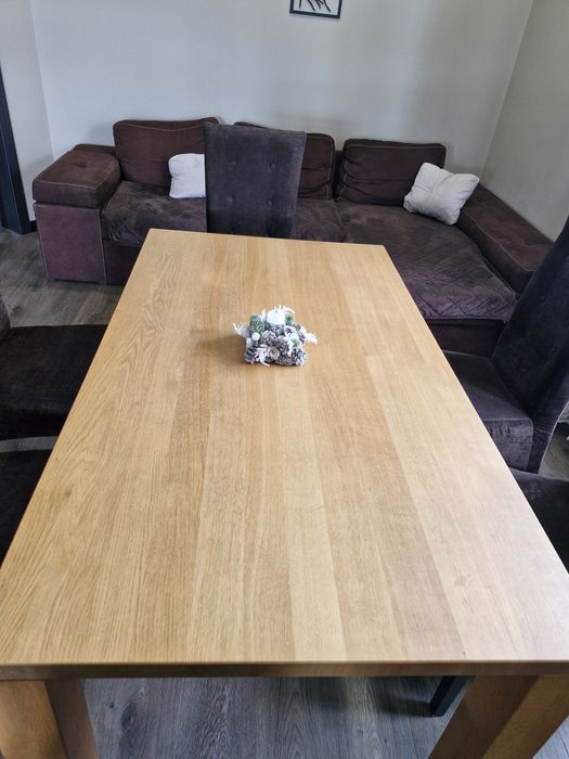 Стіл обідній дубовий