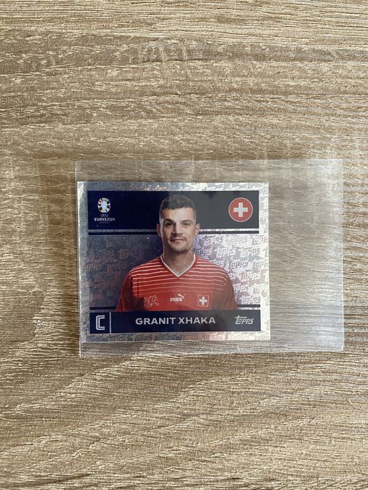 Topps Euro 2024 - Granit Xhaka Suiça Topps Foil (Muito Raro)