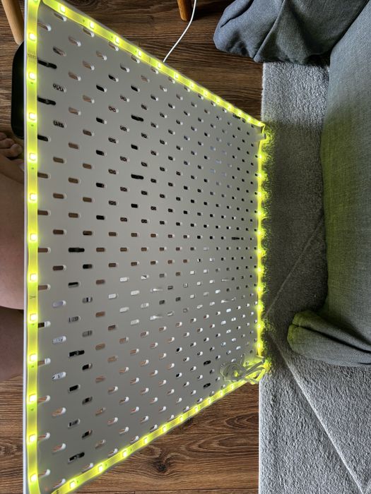 Ikea Skadis tablica z LED