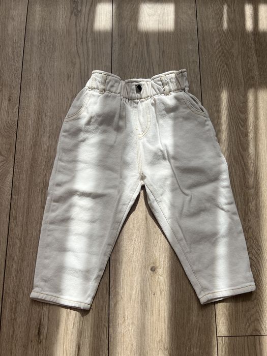Джинси білі 92 zara hm