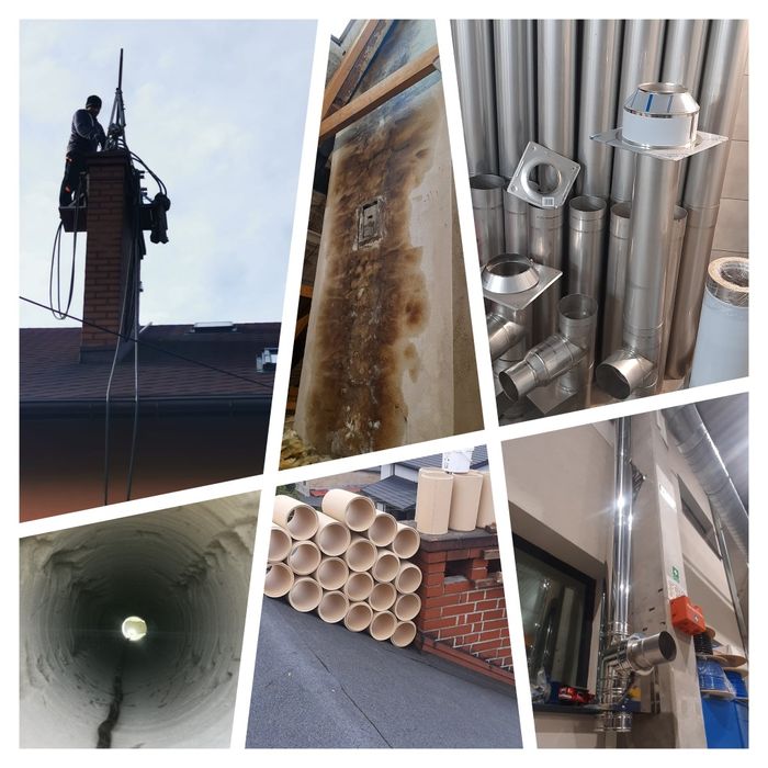 Jaworzno Frezowanie Naprawa komina wkład ceramiczny Gruby Schiedel 5