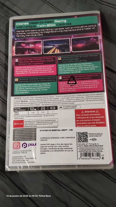 Inertial drift para nontendo switch