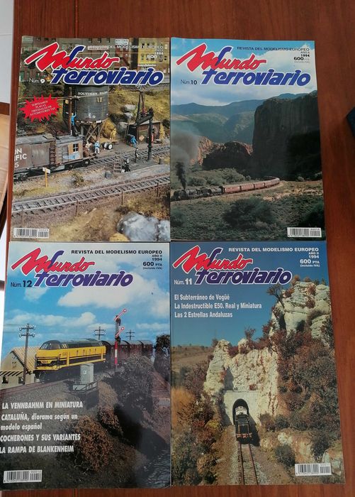 Lote de revistas modelismo ferroviário