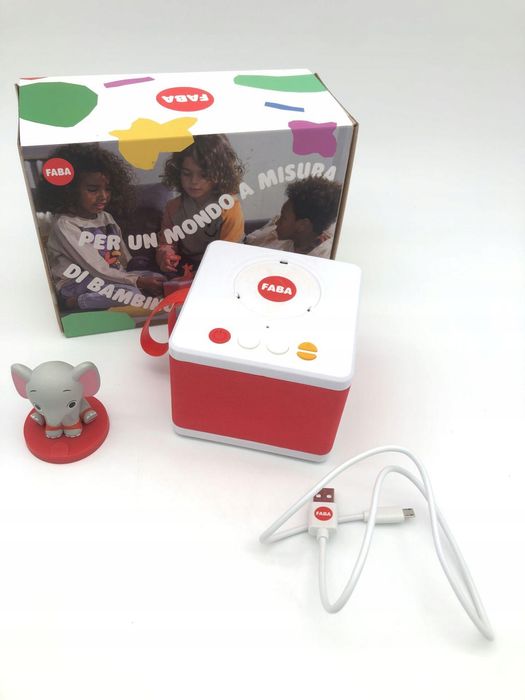 FABA Opowiadacz Audio dla Dzieci Ele Słoń Zestaw Edukacyjny 0-6 Lat