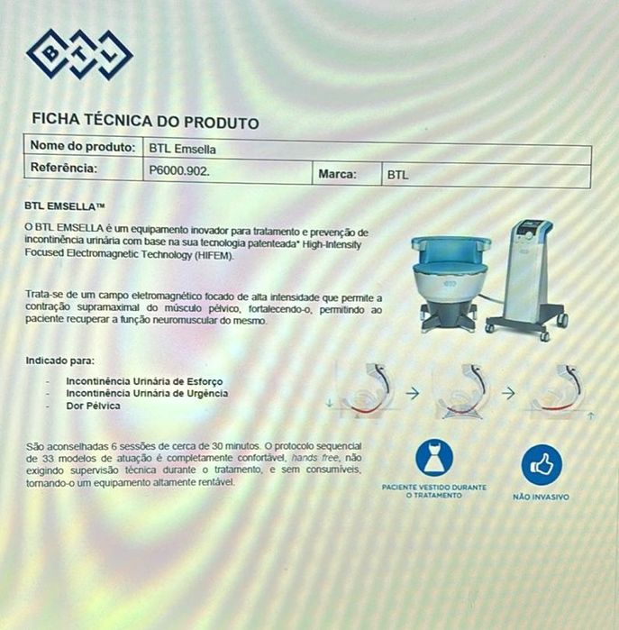 EMSELLA - prevenção de incontinência e dor pélvica