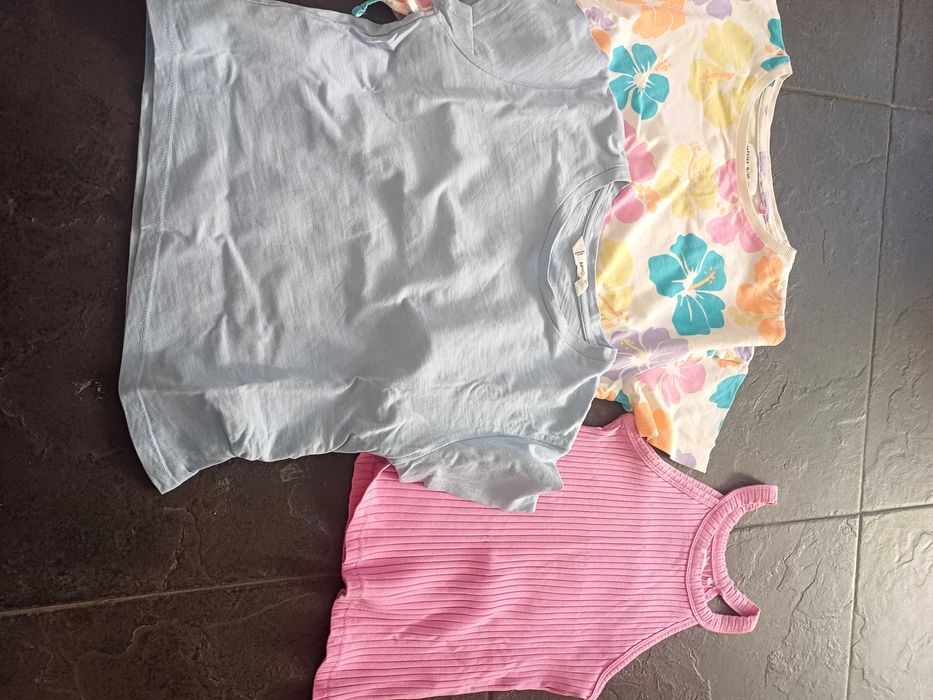 T-shirts verão mango e lefties