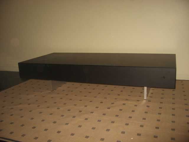STOCK OFF: Mesa de apoio Molteni com gavetas em madeira Wengé