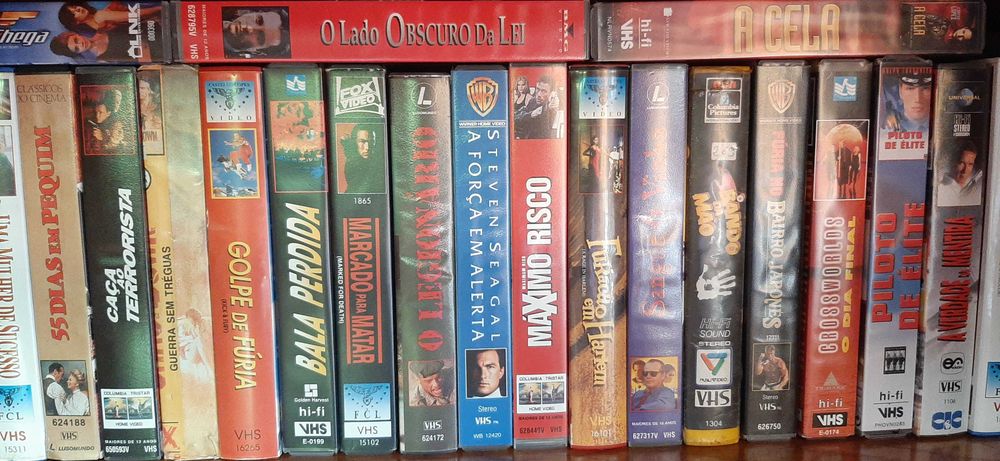 Cassetes VHS de clássicos