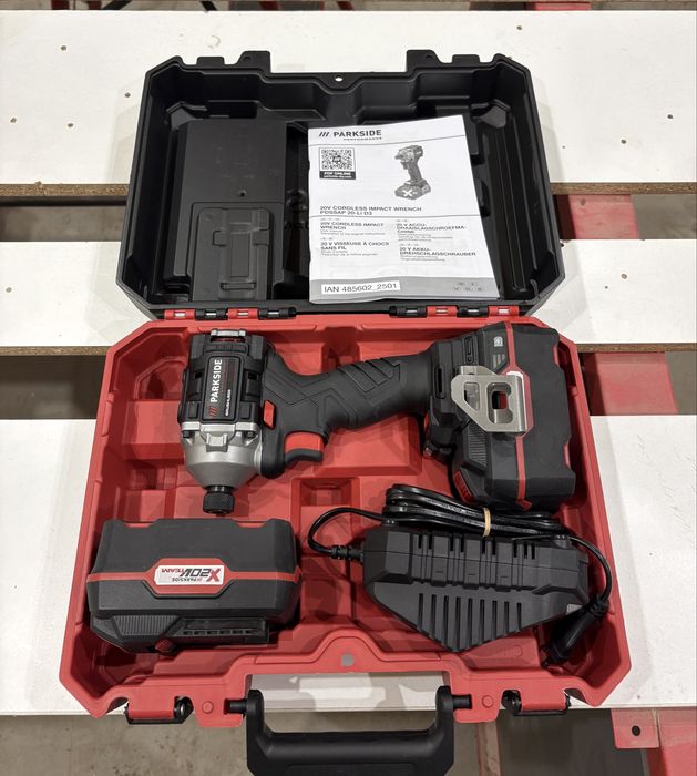 Мощный ударный шуруповерт импакт из ГЕРМАНИИ Parkside PDSSAP 20-Li D3