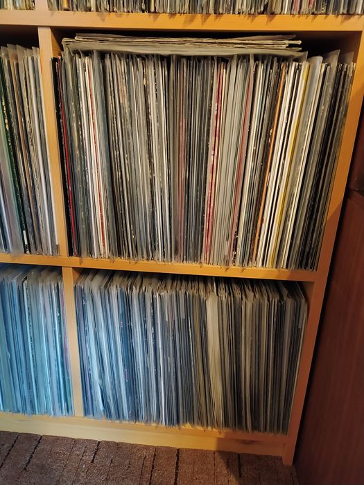 Kolekcja płyt vinylowych techno