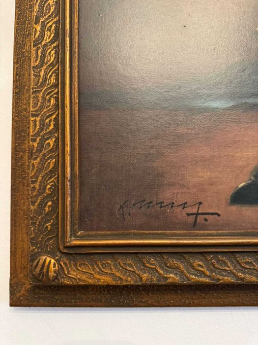 Quadro a óleo para sala.