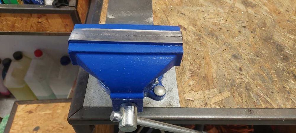Imadło ślusarskie warsztatowe 125mm obrotowe 360° kowadło mocne NOWE SOLIDNE!