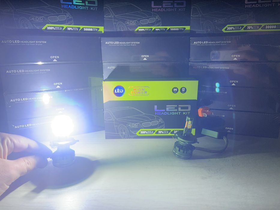 Led лампи H4, H7, H11, HB3, HB4, D1S, D2S, D3S, D4S, мінілінзи F90