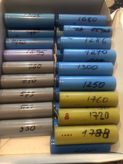 Аккумуляторная сборка 36 В. Аккумуляторы 18650