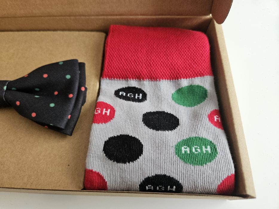mucha skarpetki AGH zestaw prezentowy