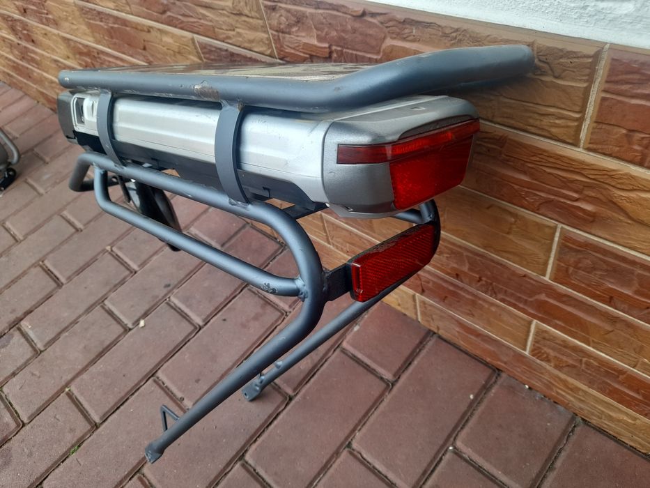 Bateria z bagażnikiem do roweru