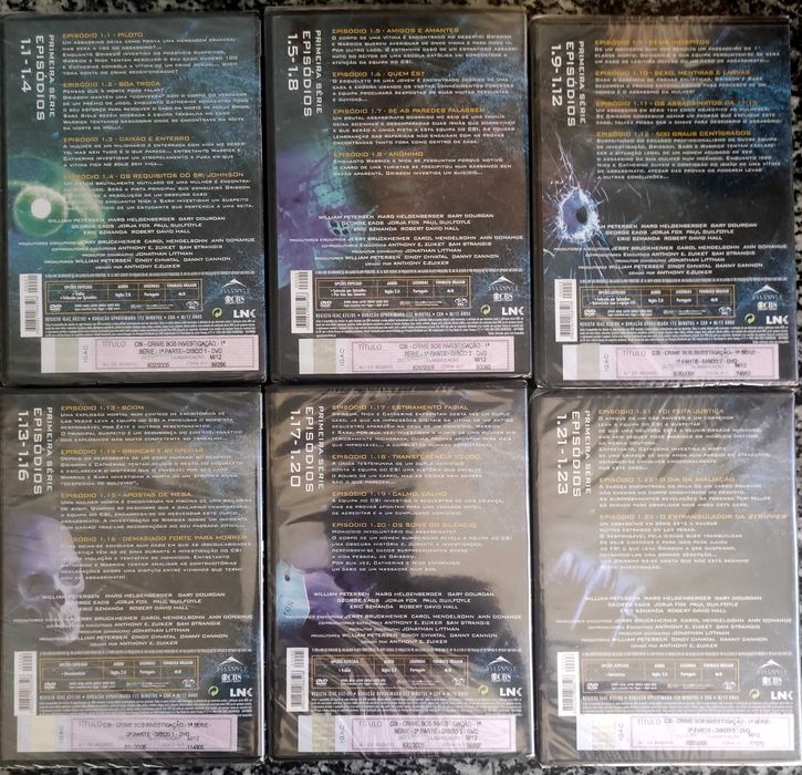 CSI: Las Vegas 6-DVD Set (New)64740394374786121