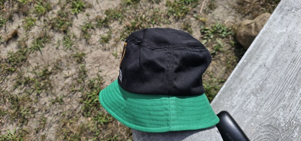 Guiness Nowy czarno zielony kapelusz typu bucket rozmiar L 60cm