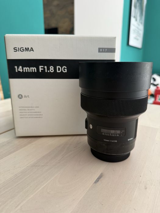 Sigma art 14mm 1.8 canon