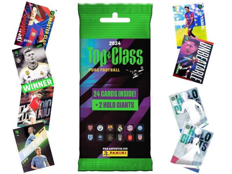 Zestaw Karty piłkarskie PANINI TOP CLASS 2024 Album + FATPACK!