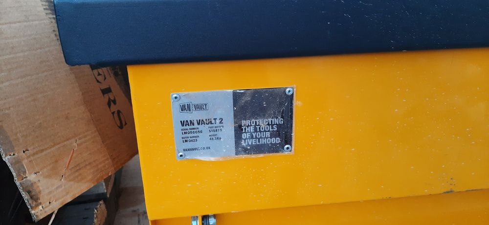 Caixa segurança para ferramenta pickup oi carrinha