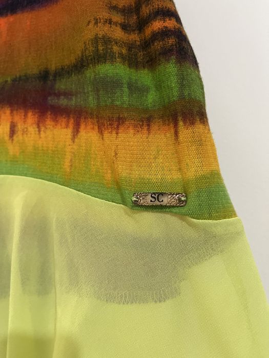 Camisola multicolor com folho