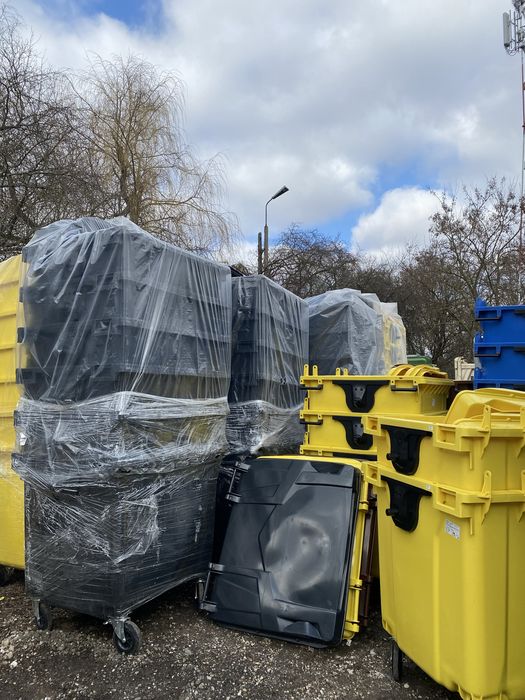 Pojemnik kosz kubel kontener śmietnik na odpady śmieci 120l eko bio