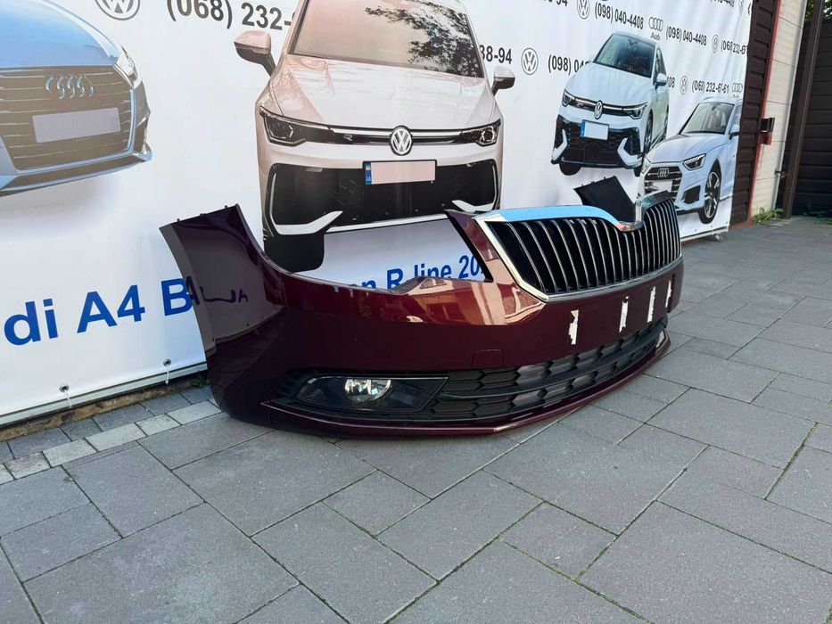 Бампер Skoda Superb 2015 Друге покоління (B6, рестайлінг) оригінал 3t0807221k