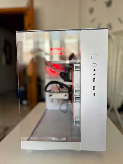 PC Gamer i5-14400F + RTX 2060 Super — visual aquário, RGB no painel